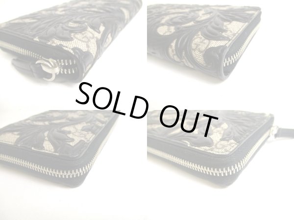 Photo7: GUCCI GG Coating Canvas PVC Leather Arabesque Round Zip Wallet #a517