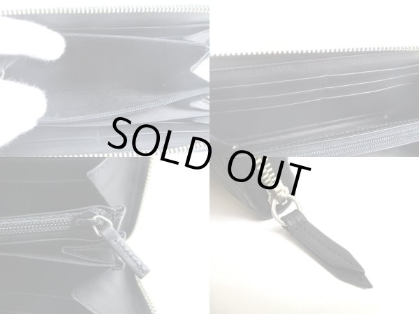 Photo9: GUCCI GG Coating Canvas PVC Leather Arabesque Round Zip Wallet #a517