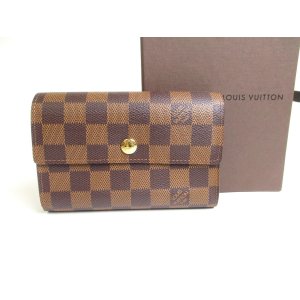 Photo: LOUIS VUITTON Damier Brown Brifold Wallet Portefeuille Alexandra #a523