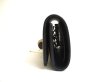 Photo3: GUCCI Double G Bamboo Black Leather 6 Pics Key Chain #a533