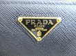 Photo10: PRADA Saffiano Leather Gold H/W Large Round Zip Long Wallet #a538