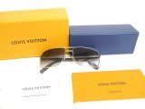 Photo: LOUIS VUITTON Metal Gray Eye Wear Pilot Attitude Sunglasses #a540