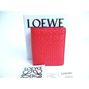 Photo: LOEWE Anagram Light Pink Leather Bifold Wallet Compact Wallet #a551