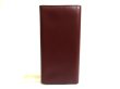 Photo2: Cartier Must de Cartier Bordeaux Leather Bifold Long Wallet #a552