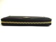 Photo6: PRADA Black Nylon Leather Gold H/W Round Zip Long Wallet #a570