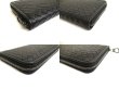 Photo7: BOTTEGA VENETA Intrecciato Black Leather Round Zip Wallet Purse #a573