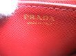 Photo9: PRADA Saffiano Red Leather Coin Case Purse #a577