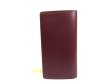 Photo2: Cartier Must de Cartier Bordeaux Leather Bifold Long Wallet #a590