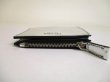 Photo6: PRADA Silver and Black Leather Bifold Wallet Compact Wallet #a592