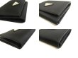 Photo7: PRADA Black Nylon and Leather Trifold Wallet Purse #a598