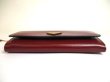 Photo5: PRADA Saffiano Cerise N Leather Bifold Long Flap Wallet #a606