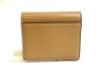 Photo2: Christian Dior Cannage Brown Leather Trifold Saddle Lotus Wallet #a610