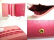 Photo8: PRADA Saffiano Multicolor Pink Leather Bifold Wallet Compact Wallet #a618