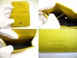 Photo9: Jimmy Choo Plastic Stars Mustard Yellow Leather Trifold Wallet BFEALE #a619