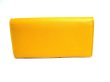 Photo2: Salvatore Ferragamo Gancini Gold H/W Yellow Leather Flap Long Wallet #a620