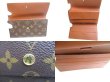 Photo8: LOUIS VUITTON Monogram Brown Leather Flap Long Wallet Tresor International #a621