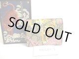 Photo: GUCCI GG Coating Canvas Leather Taiger Motif Bifold Wallet Compact Wallet #a624