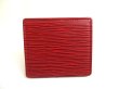 Photo2: LOUIS VUITTON Epi Red Leather Coin Purse Porto Monnaie Boite #a625