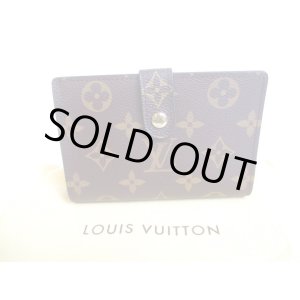 Photo: LOUIS VUITTON Monogram Brown Leather Bifold Wallet Viennois #a628