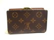 Photo2: LOUIS VUITTON Monogram Brown Leather Bifold Wallet Viennois #a628