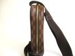 Photo4: LOUIS VUITTON Special Order Damier Brown Leather Belt Bag Gange #a634