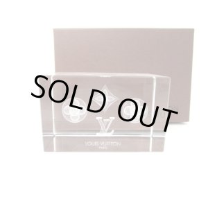 Photo: LOUIS VUITTON Monogram Translucent Crystal Paper Weight #a643