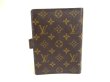 Photo2: LOUIS VUITTON Monogram Document Holders Medium Ring Agenda Cover #a649