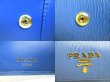 Photo10: PRADA Cobalto Blue Leather Trifold Wallet Compact Wallet #a698