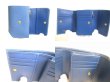 Photo8: PRADA Cobalto Blue Leather Trifold Wallet Compact Wallet #a698