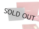 Photo: Cartier Must de Cartier Black Leather Bifold Wallet Purse #a699