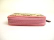 Photo6: GUCCI Biege GG Canvas Pink Leather Mini Coin Purse #a702