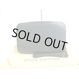 Photo: LOUIS VUITTON Taiga Episea Leather Clutch Bag Document Case Baikal #a708