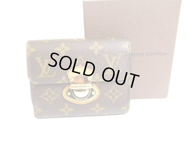 Photo1: LOUIS VUITTON Monogram Leather Bifold Wallet Purse Joey #a720