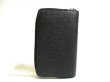 Photo2: LOUIS VUITTON Taiga Ardoise Leather Zippey Coin Purse Vertical #a724