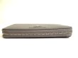 Photo6: PRADA Black Leather Large Round Zip Long Wallet #a725