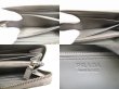 Photo9: PRADA Black Leather Large Round Zip Long Wallet #a725
