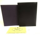 Photo: PRADA Black Saffiano Leather Bifold Bill Wallet Card Holder #a727