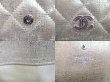 Photo10: CHANEL Champagne Gold Fabric Flap Long Wallet Purse #a728