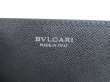 Photo10: BVLGARI Black Grain Calf Leather Business Card Case Card Holder #a731
