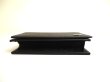 Photo5: BVLGARI Black Grain Calf Leather Business Card Case Card Holder #a731