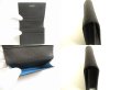 Photo8: BVLGARI Black Grain Calf Leather Business Card Case Card Holder #a731
