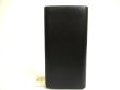 Photo2: Cartier Pasha de Cartier Black Leather Bifold Long Flap Wallet Purse #a732
