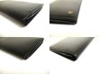 Photo7: Cartier Pasha de Cartier Black Leather Bifold Long Flap Wallet Purse #a732