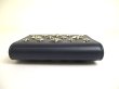 Photo6: JIMMY CHOO Plastic Starts Navy Blue Leather Credit Card Business Card Holder AYDEN #a733