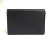 Photo2: Saint Laurent YSL Black Leather Business Card Holder #a739
