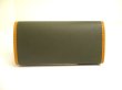 Photo2: HUNTING WORLD Khaki Green Nylon Brown Leather 4 Pics Key Chain #a742