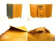 Photo8: HUNTING WORLD Khaki Green Nylon Brown Leather 4 Pics Key Chain #a742
