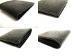 Photo7: GUCCI Embossed GG Black Leather Bifold Wallet Compact Wallet #a745