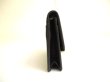 Photo4: Salvatore Ferragamo Gray Black Leather Business Card Holder #a746