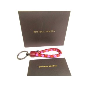 Photo: BOTTEGA BENETA Intrecciato Tricolor Leather Key Chain Key Holder #a747